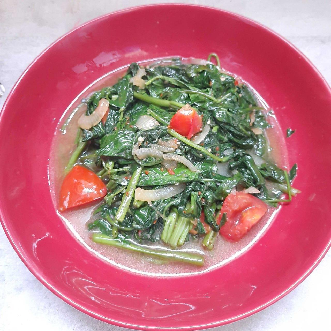 Resep Tumis Kangkung Terasi Sederhana Rumahan di Yummy App Tumis Kangkung Teri Tanpa Minyak