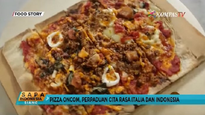 Pizza Oncom, Kombinasi Cita Rasa Italia dan Indonesia - TribunNews.com Pizza Topping Tempe dan Oncom Bikin Penasaran
