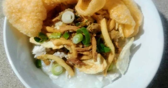 Resep Bubur Ayam (tanpa kuah) oleh Errin - Cookpad