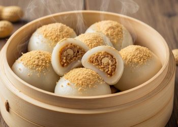 Resep Mochi Kukus Kacang Tanah Lembut dan Kenyal yang Bikin Ketagihan