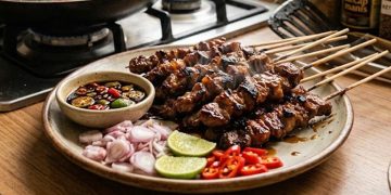 Resep Sate Kambing Teflon, Menu Lezat Olahan Daging Kurban yang Praktis