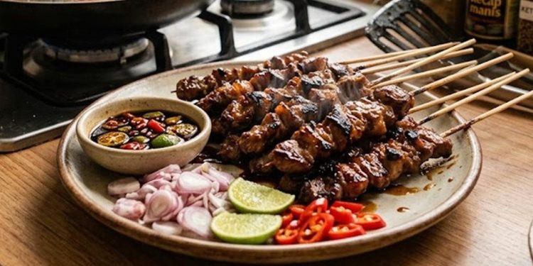 Resep Sate Kambing Teflon, Menu Lezat Olahan Daging Kurban yang Praktis