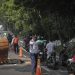 Pengalihan Arus Lalin Pasca Jalan Amblas di Lenteng Agung Jakarta Selatan
