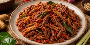Daging Suwir Pedas dari Daging Kurban yang Empuk dan Tahan Lama