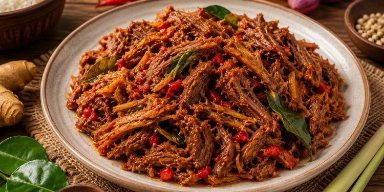Daging Suwir Pedas dari Daging Kurban yang Empuk dan Tahan Lama