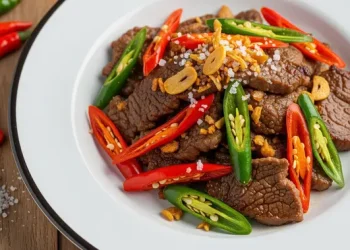 Resep Tumis Daging Cabai Garam Praktis dengan Bumbu Mudah dan Sederhana