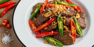 Resep Tumis Daging Cabai Garam Praktis dengan Bumbu Mudah dan Sederhana