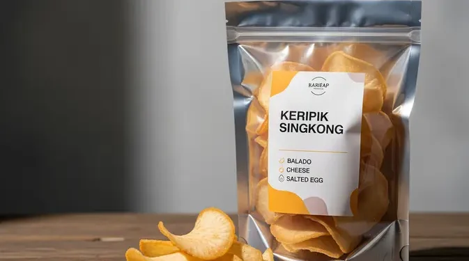 Membuat Keripik Singkong Balado Praktis dan Renyah Tanpa Mesin