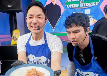 Duel Masak Aldi Taher Melawan Chef Hideki di Rumah PRJ 2026