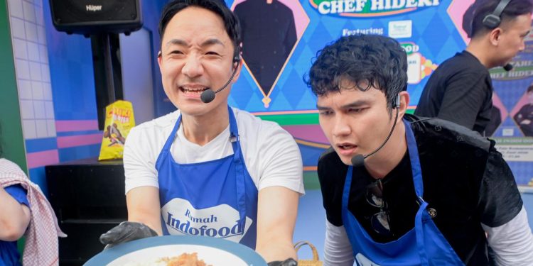 Duel Masak Aldi Taher Melawan Chef Hideki di Rumah PRJ 2026