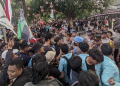 Dua Mahasiswa Diamankan Polisi dalam Aksi di DPRD Solo