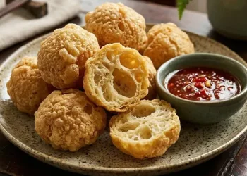 Resep Bakso Goreng Kopong Renyah Luar dan Berongga Dalam ala Restoran Cina