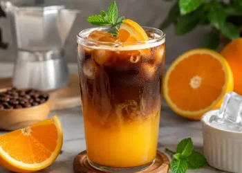 Membuat Es Kopi Americano dengan Rasa Buah yang Segar dan Menyegarkan