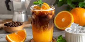 Membuat Es Kopi Americano dengan Rasa Buah yang Segar dan Menyegarkan