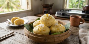Resep Roti Kukus Jagung 3 Bahan Camilan Sehat Mudah dan Murah Anti Gagal