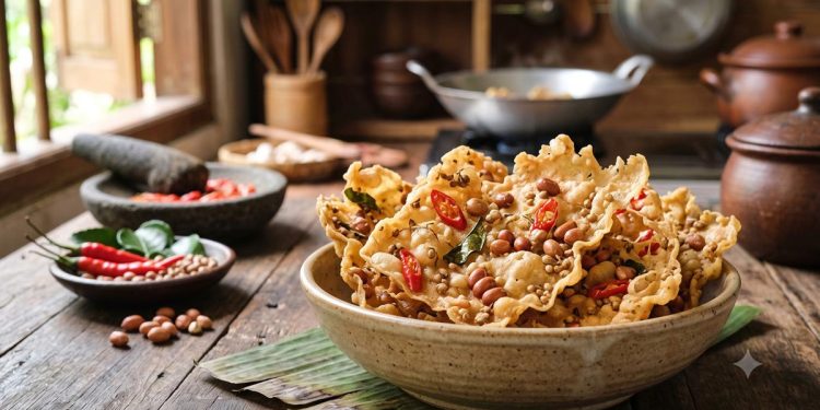 Resep Peyek Cabai Renyah Tahan Lama dan Teknik Menggoreng Tipis Anti Mlempem