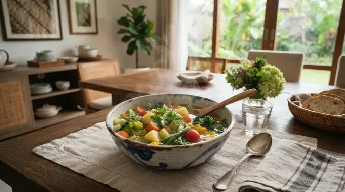 Membuat Kaldu Sayur untuk Stok Siap Pakai Kapan Saja