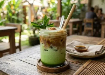 Es Kopi Pandan Latte Rendah Kalori yang Creamy dan Nikmat untuk Diet