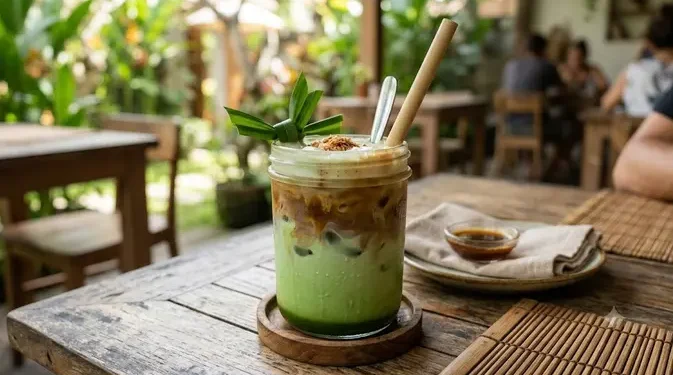 Es Kopi Pandan Latte Rendah Kalori yang Creamy dan Nikmat untuk Diet
