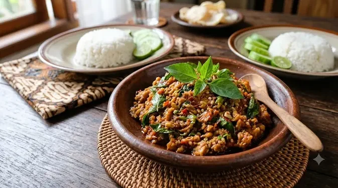 Resep Sambal Tempe Kemangi Lauk Sederhana Beraroma Harum Bikin Nambah Nasi