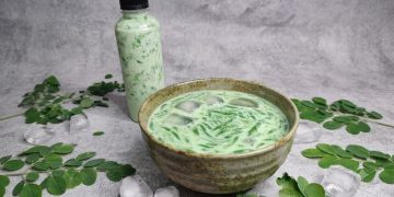 Resep Es Lumut Pandan Lembut yang Segar untuk Cuaca Panas
