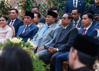 Nikahan Anak Boy Thohir, Prabowo dan Jokowi Duduk Bersama di Samping