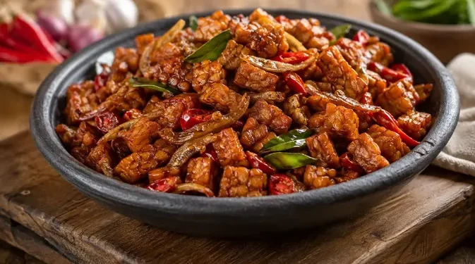 Resep Sambal Goreng Tempe Basah Pedas Manis dan Gurih yang Memikat Selera