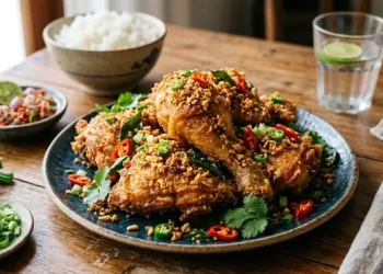 Resep Ayam Bawang Putih dan Garam yang Gurih serta Renyah