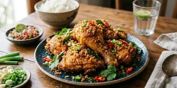 Resep Ayam Bawang Putih dan Garam yang Gurih serta Renyah