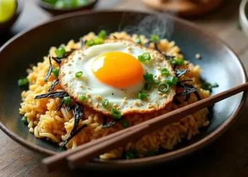 Resep Nasi Goreng Nori Gurih Umami Praktis dan Tidak Lembek