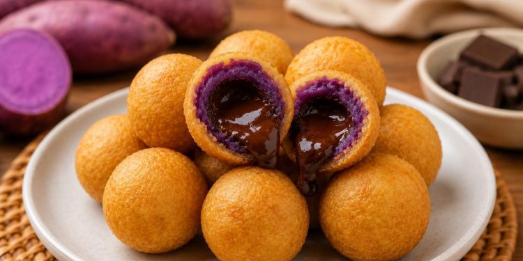 Bola-bola Ubi Coklat Lumer yang Menggoda Selera dan Cara Membuatnya