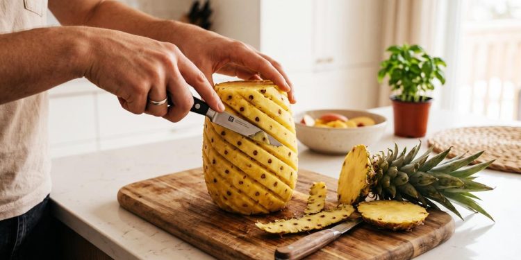 Mengupas Nanas Tanpa Sampah, 5 Teknik Mudah Agar Daging Buah Tidak Terbuang