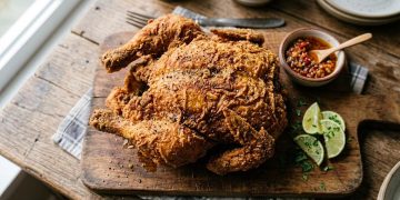 Goreng Ayam Utuh agar Matang Merata Luar Dalam, Tidak Gosong dan Tetap Juicy