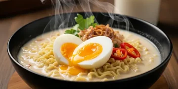 Resep Mi Rebus Telur Gurih Pedas Seperti Kaki Lima