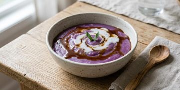 Resep Bubur Sumsum Ubi Ungu Manis Legit dan Lembut dengan Gula Merah