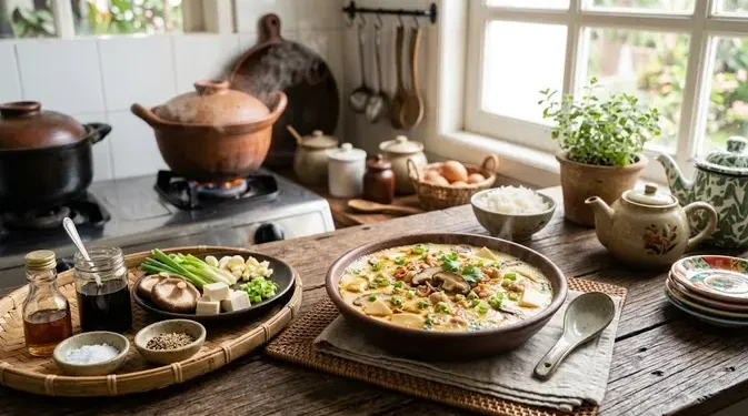 Resep Telur Kukus Tahu Jamur Lembut Gurih dan Praktis