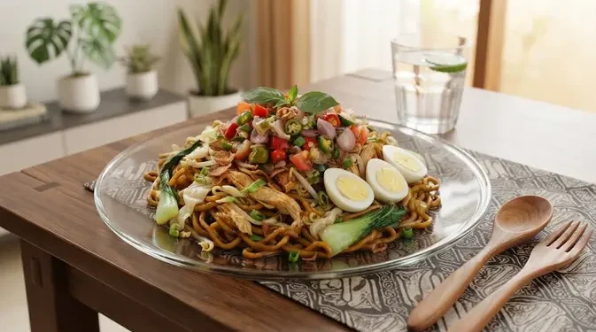 Resep Mie Goreng Sambal Dabu Pedas Segar dan Tips Menyajikan yang Menarik