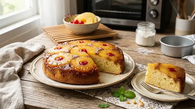 Resep Bolu Nanas Panggang Sederhana dengan Hasil Lembut dan Harum