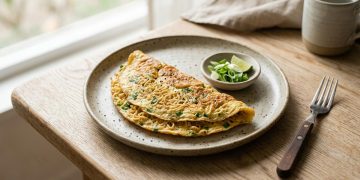 Resep Telur Dadar Isi Mi Instan dan Daun Bawang yang Praktis dan Gurih