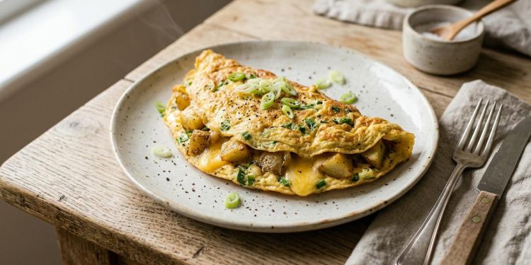 Resep Telur Dadar Kentang dan Keju yang Gurih serta Mengenyangkan