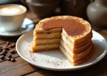Resep Mille Crepes Cappuccino yang Lembut dan Bikin Nagih di Setiap Suapan