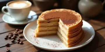 Resep Mille Crepes Cappuccino yang Lembut dan Bikin Nagih di Setiap Suapan