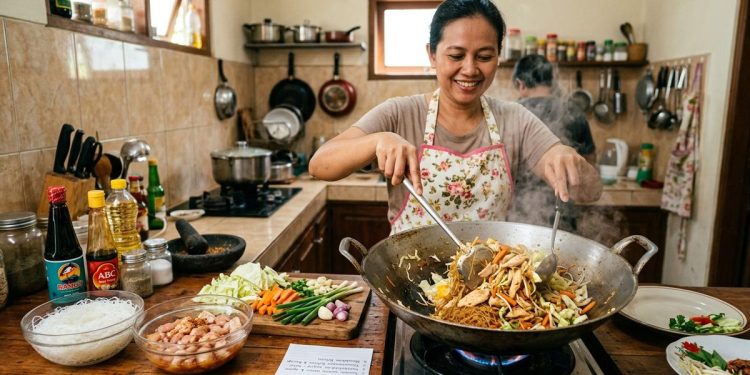 Resep Bihun Goreng Ayam Gurih dan Tidak Lengket