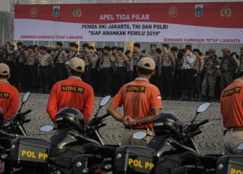 17.628 Aparat Gabungan Dikerahkan Mengawal Aksi 29 September di Jakarta