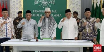 Gus Mus, JK, Ma’ruf Amin dan Istri Gus Dur