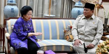 Prabowo dan Megawati Berkumpul Sampaikan Duka atas Wafatnya Guruh Soekarnoputra