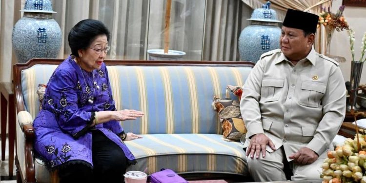 Prabowo dan Megawati Berkumpul Sampaikan Duka atas Wafatnya Guruh Soekarnoputra
