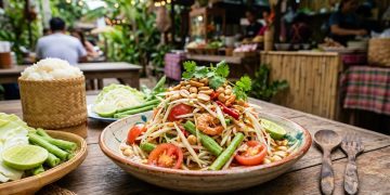 Resep Segar dan Pedas Salad Pepaya Muda Gaya Thailand