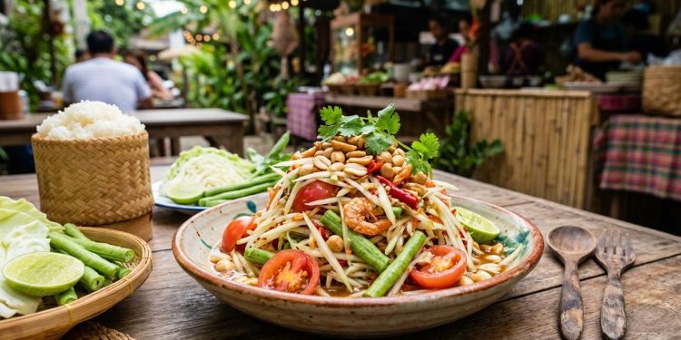 Resep Segar dan Pedas Salad Pepaya Muda Gaya Thailand
