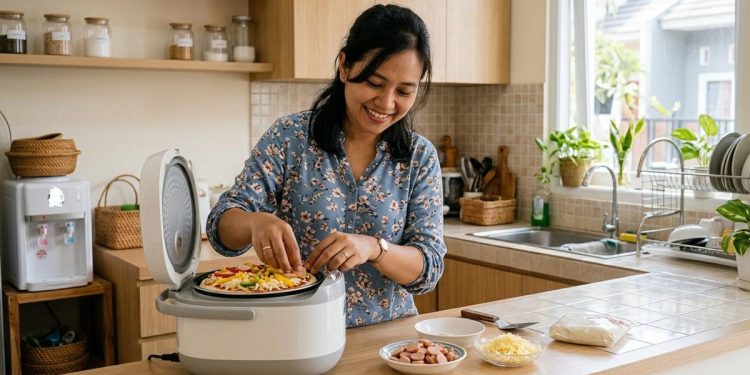 Resep Pizza Magic Com Empuk dan Lezat Tanpa Oven yang Anti Gagal